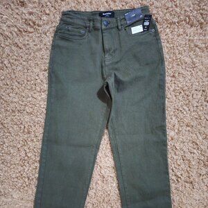 Bluenotes Denim Green and Tan Loose Jeans - Size 28 - New with Tags